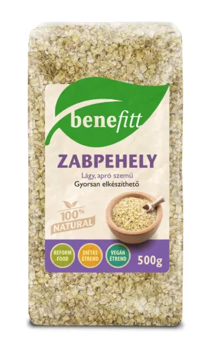 Benefitt zabpehely lágy apró szemű 500 g – Müzli