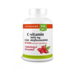   INTERHERB XXL C-VITAMIN 1000MG +CINK+BIOFLAVONOIDOK RETARD TABLETTA  90 db