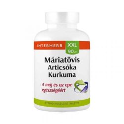   INTERHERB XXL MÁRIATÖVIS-ARTICSÓKA+ KURKUMA TABLETTA 90 db