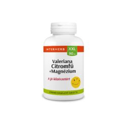 INTERHERB XXL VALERIANA-CITROMFŰ+MAGNÉZIUM TABLETTA 90 db