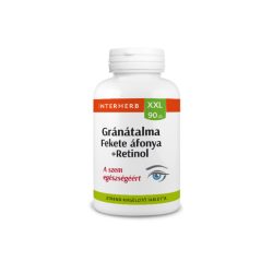  Interherb xxl gránátalma-fekete áfonya+retinol tabletta 90 db