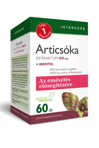 INTERHERB NAPI1 ARTICSÓKA EXTR.KAP. 60 db - Bio és natúr étrendkiegészítők