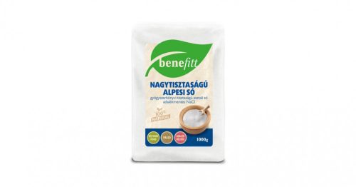 Benefitt nagytisztaságú alpesi só 1000g