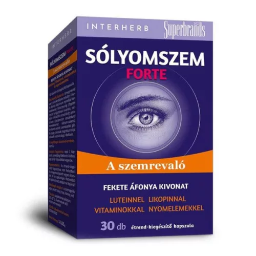 Interherb Sólyomszem FORTE kapszula 30 db - Bio és natúr étrendkiegészítők