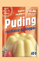 Haas natural pudingpor vanília 40 g - Bio és natúr élelmiszerek
