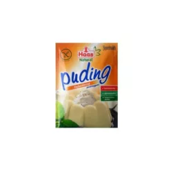 Haas natural pudingpor tejszín ízű 40 g - Bio és natúr élelmiszerek