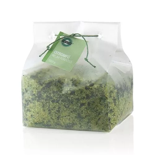 Yamuna fürdősó citromfű 1kg - Bio és natúr kozmetikumok