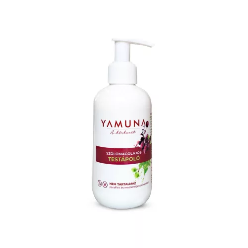 Yamuna testápoló szőlőmagolajos száraz bőrre 200 ml - Bio és natúr kozmetikumok