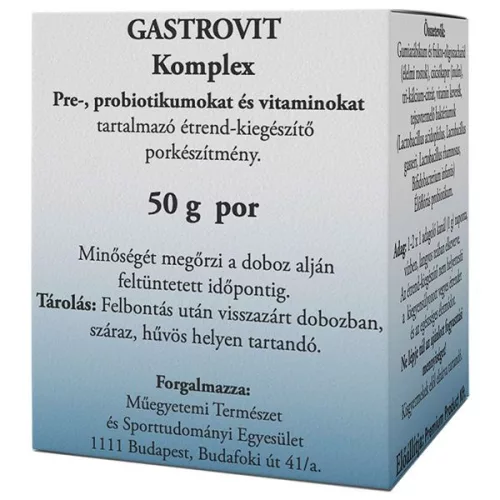 GASTROVIT KOMPLEX PROBIOT.POR 50 g - Bio és natúr étrendkiegészítők