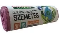 Mazzini újrahasznosított szemeteszsák 30L 15 db - Bio és natúr tisztítószerek