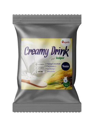 Vegetár creamy drink szójamentes italpor 400 g - Bio és natúr élelmiszerek