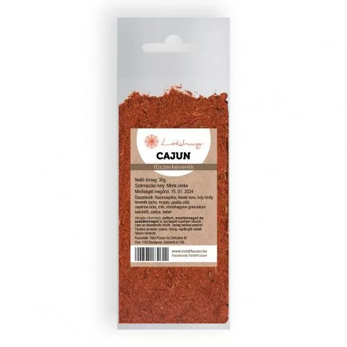 Lakshmi cajun fűszerkeverék 30 g /toldi/ - Bio és natúr élelmiszerek