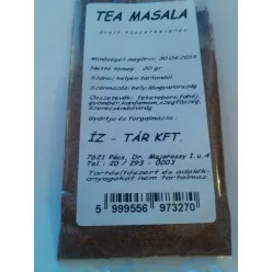 Lakhsmy toldi tea masala 20 g - Bio és natúr élelmiszerek