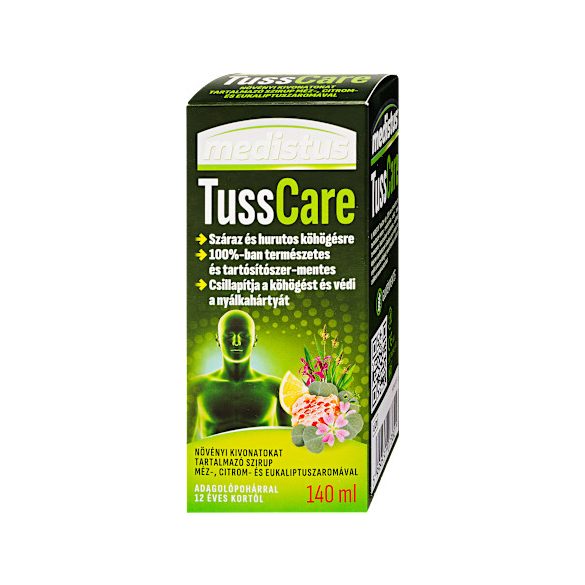 MEDISTUS TUSSCARE SZIRUP FELNŐTT 140ML