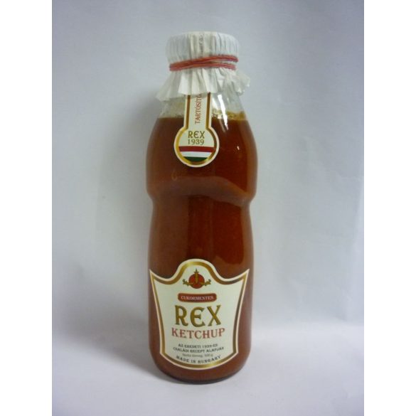 Rex ketchup sugar free 500 ml