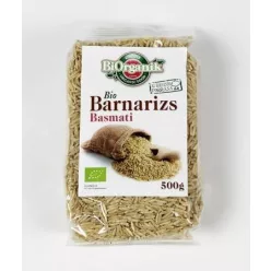 Biorganik bio basmati barnarizs 500 g - Bio és natúr élelmiszerek