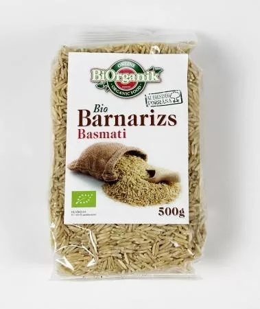Biorganik bio basmati barnarizs 500 g - Bio és natúr élelmiszerek