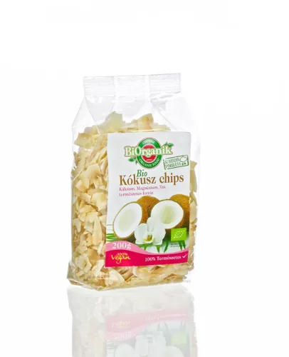 Biorganik bio kókuszchips pirított 200 g - Bio és natúr élelmiszerek