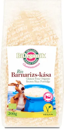 Biorganik bio gluténmentes barnarizskása 200 g - Bio és natúr élelmiszerek
