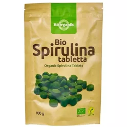 Biorganik bio spirulina tabletta 100 g - Bio és natúr étrendkiegészítők