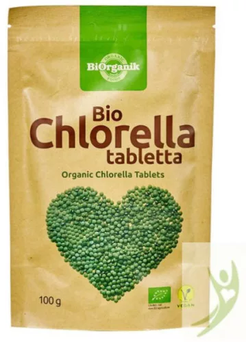 Biorganik bio chlorella tabletta 100 g - Bio és natúr étrendkiegészítők