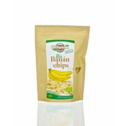 Biorganik bio banánchips 100 g - Bio és natúr élelmiszerek