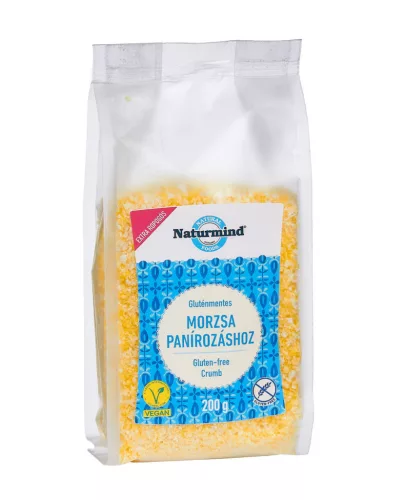 Naturmind gluténmentes morzsa panírozáshoz 200 g – Új termékek