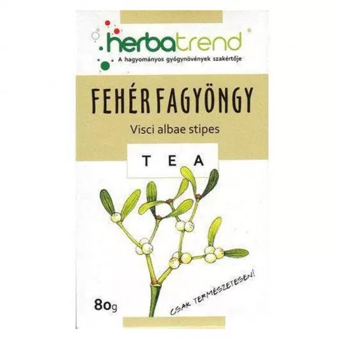 Herbatrend Fehér Fagyöngy Tea  80 g - Bio és natúr élelmiszerek
