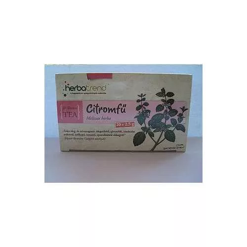 Herbatrend Citromfű Filteres Tea 20 filter - Bio és natúr élelmiszerek