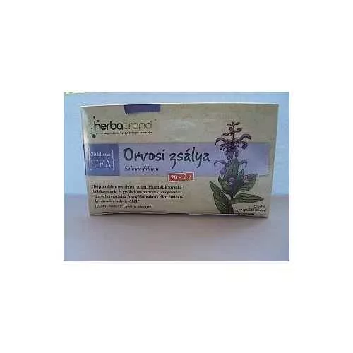 Herbatrend Orvosi Zsálya Filteres Tea 20 filter - Bio és natúr élelmiszerek