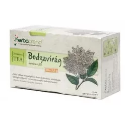 Herbatrend Bodzavirág Filteres Tea 20 filter - Bio és natúr élelmiszerek