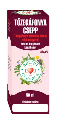 Bálint tőzegáfonya csepp 50 ml - Bio és natúr étrendkiegészítők