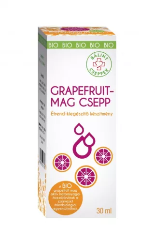 Bálint bio grapefruitmag csepp 30 ml - Bio és natúr étrendkiegészítők