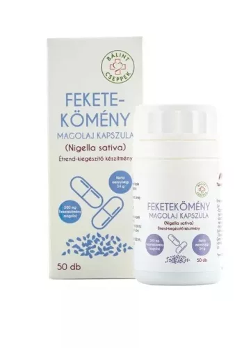 BÁLINT FEKETEKÖMÉNY-MAGOLAJ KAPSZULA 50 db - Bio és natúr étrendkiegészítők