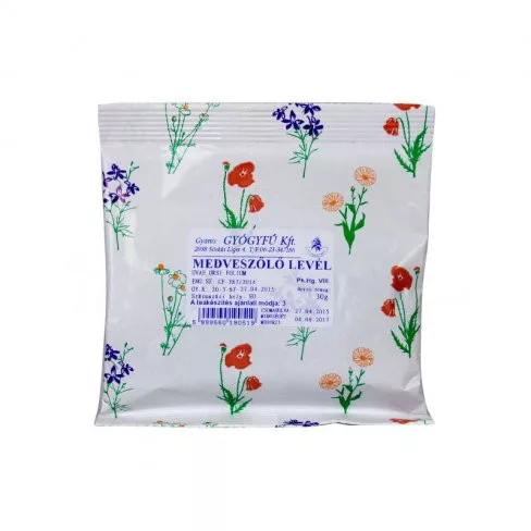 Gyógyfű medveszőlőlevél 30 g - Bio és natúr élelmiszerek