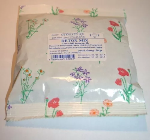 Gyógyfű detox mix vesevédő teakeverék 50 g - Bio és natúr élelmiszerek