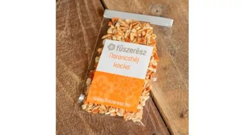 Fűszerész narancshéj kocka 10 g - Bio és natúr élelmiszerek