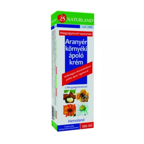 Naturland aranyér környéki ápoló krém 100 ml - Bio és natúr kozmetikumok