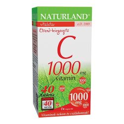 Naturland C-Vitamin 1000Mg Tabletta 40 db