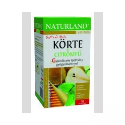 Naturland Gyümölcstea Körte-Citromfű 20 filter - Bio és natúr élelmiszerek