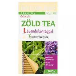 Naturland prémium zöld tea levendulavirággal 30 g - Bio és natúr élelmiszerek
