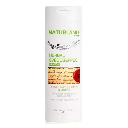 Naturland herbál svédcseppes sampon 200 ml - Bio és natúr kozmetikumok