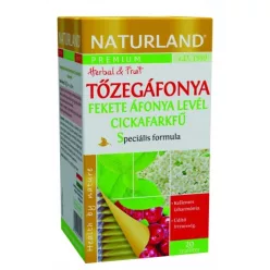 Naturland prémium tőzegáfonya-feketeáfonya-cickafarkfű tea 20x1,2g 24 g - 