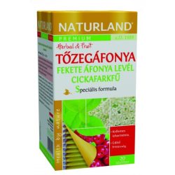   Naturland prémium tőzegáfonya-feketeáfonya-cickafarkfű tea 20x1,2g 24 g