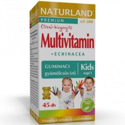   Naturland multivitamin+echinacea gyerek multivitamin gumitabletta 45 db