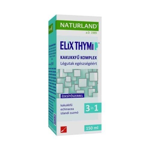 NATURLAND ELIXTHYMI KAKUKKFŰ KOMPL.150 ml - Bio és natúr étrendkiegészítők