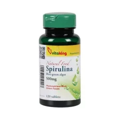 Vitaking Spirulina Tabletta 500Mg 200 db - Bio és natúr étrendkiegészítők