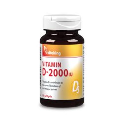 Vitaking d3 vitamin 2000ne epres rágótabletta 210 db