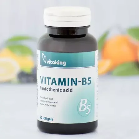 Vitaking B5 - Pantoténsav 200mg 90 db - Bio és natúr étrendkiegészítők
