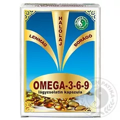 Dr.chen omega-3-6-9 lágyzselatin kapszula 30 db - Bio és natúr étrendkiegészítők